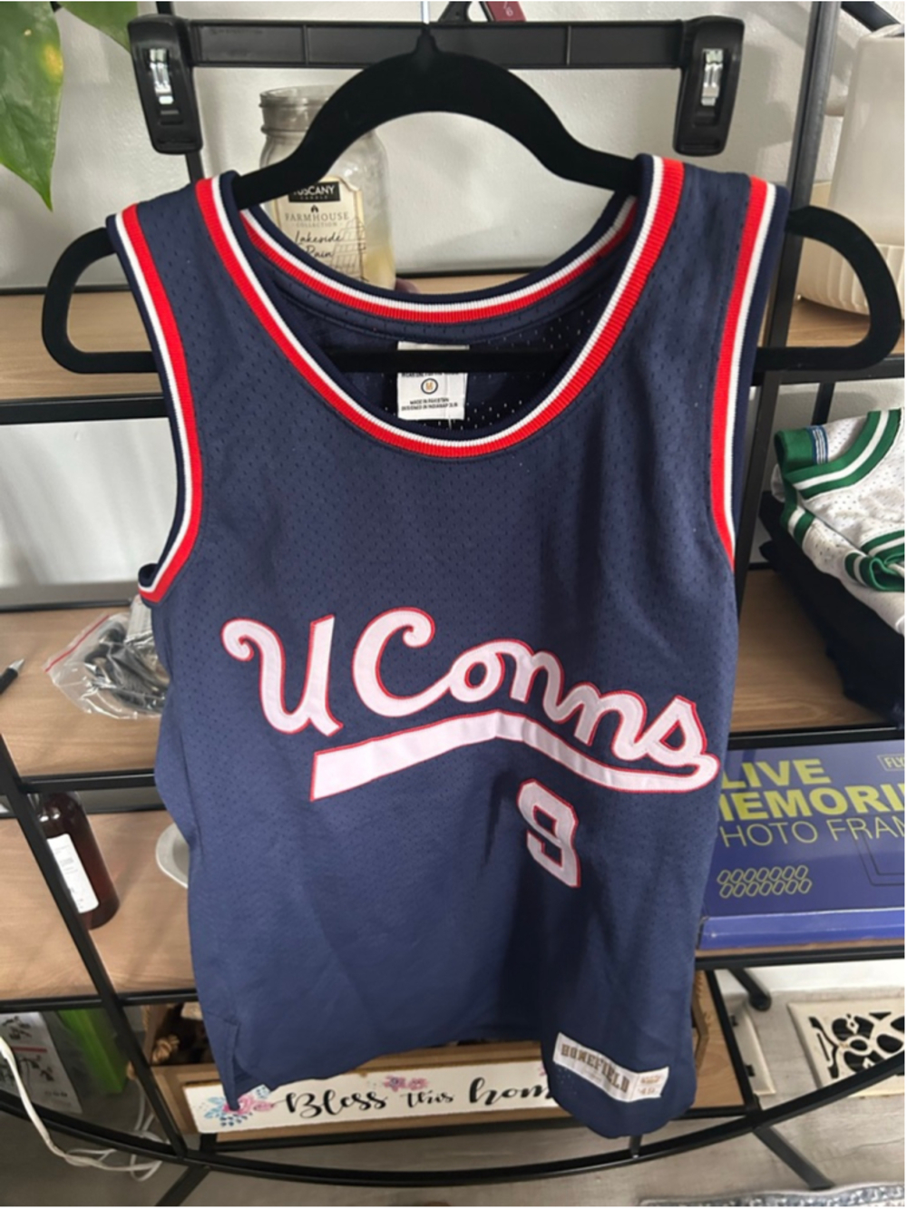 Men's Unbranded UConn Jersey M Navy Red